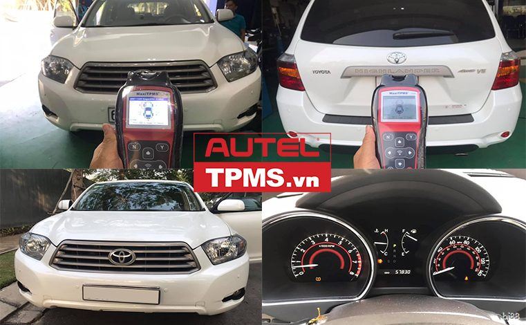 Lắp đặt cảm biến áp suất lốp TOYOTA Sequoia 2008